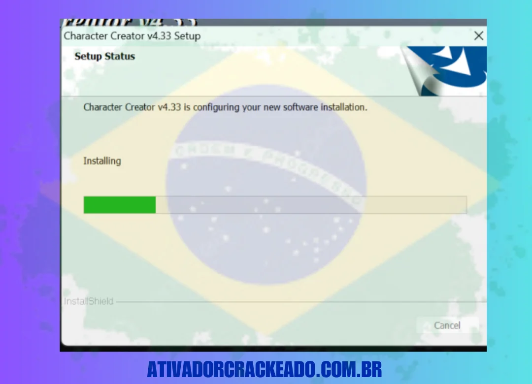 Insira qualquer código de ativação, escolha o diretório de instalação e conclua a instalação.