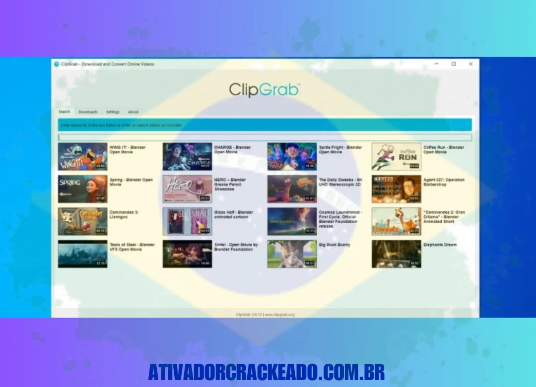 Por fim, esta é a interface final e o programa está pronto para uso.