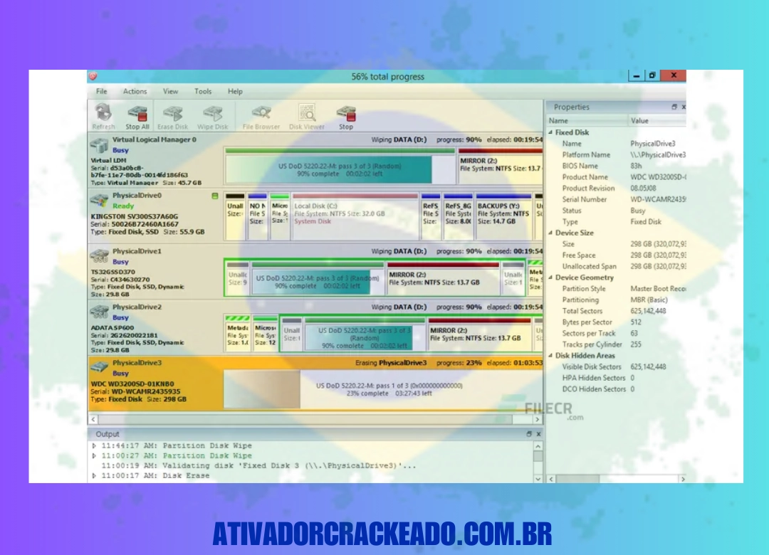 Vantagens do KillDisk Ultimate Não Requer Ativação
