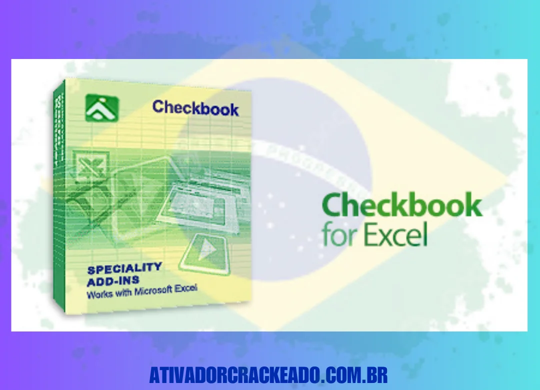 Checkbook For Excel Português Não Requer Ativação - Licença Vitalícia (x86-x64)