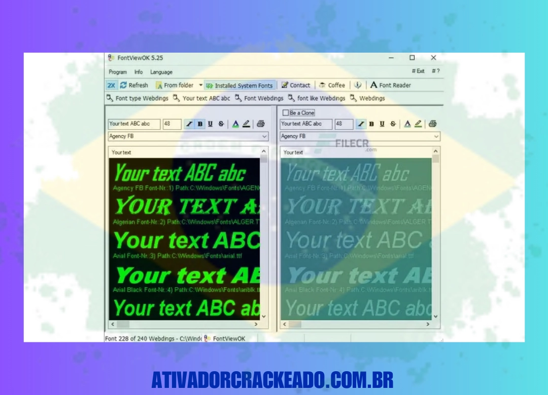 Como Instalar o FontViewOK em Português Licença Vitalícia