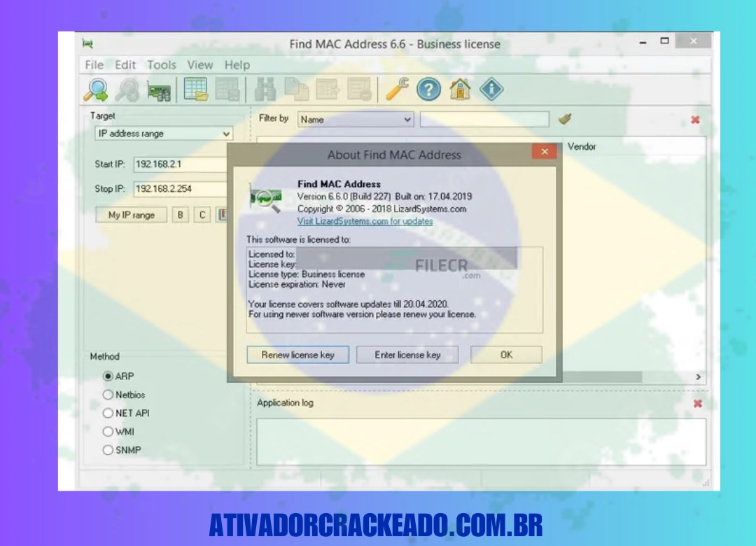 Como Instalar o LizardSystems Find MAC Address em Português Licença Vitalícia