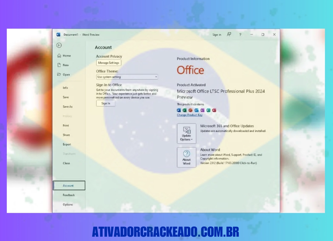 Como Instalar o Office Professional Plus em Português Licença Vitalícia
