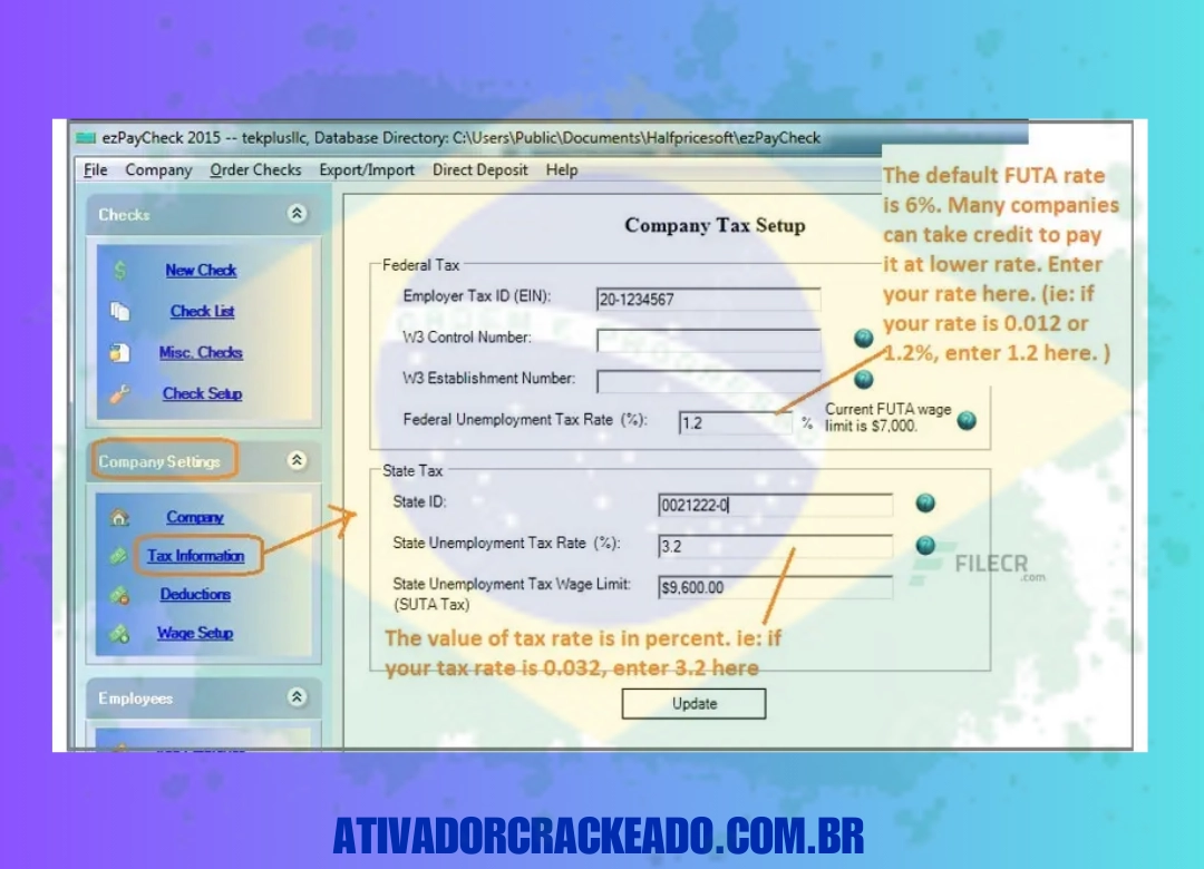 Como Instalar o ezPaycheck em Português Licença Vitalícia