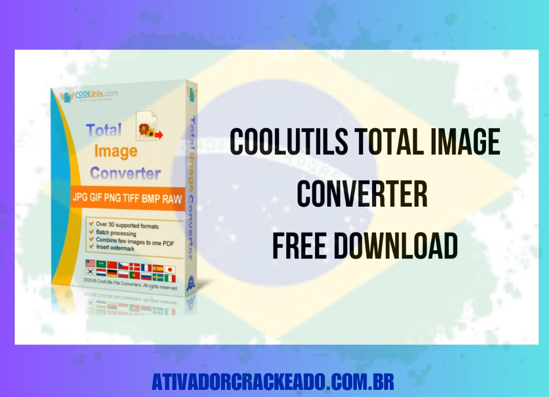 CoolUtils Total Image Converter Português Não Requer Ativação - Licença Vitalícia (x86-x64)