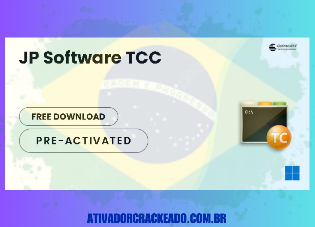 JP Software TCC Português Não Requer Ativação - Licença Vitalícia (x86-x64)