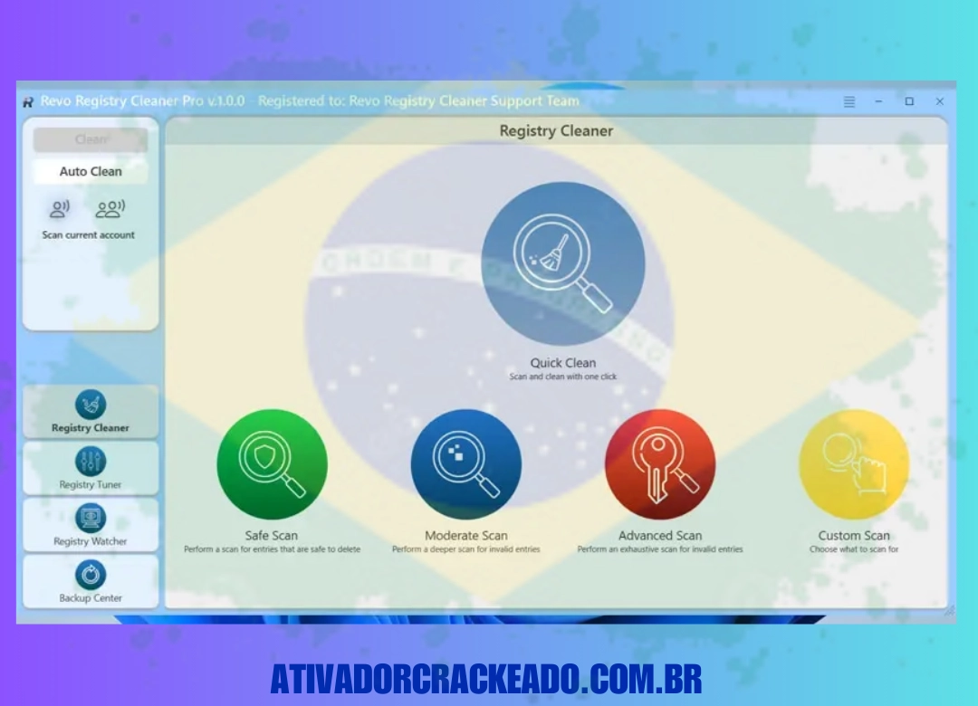 Revo Registry Cleaner Pro Português Não Requer Ativação - Licença Vitalícia (x86-x64)