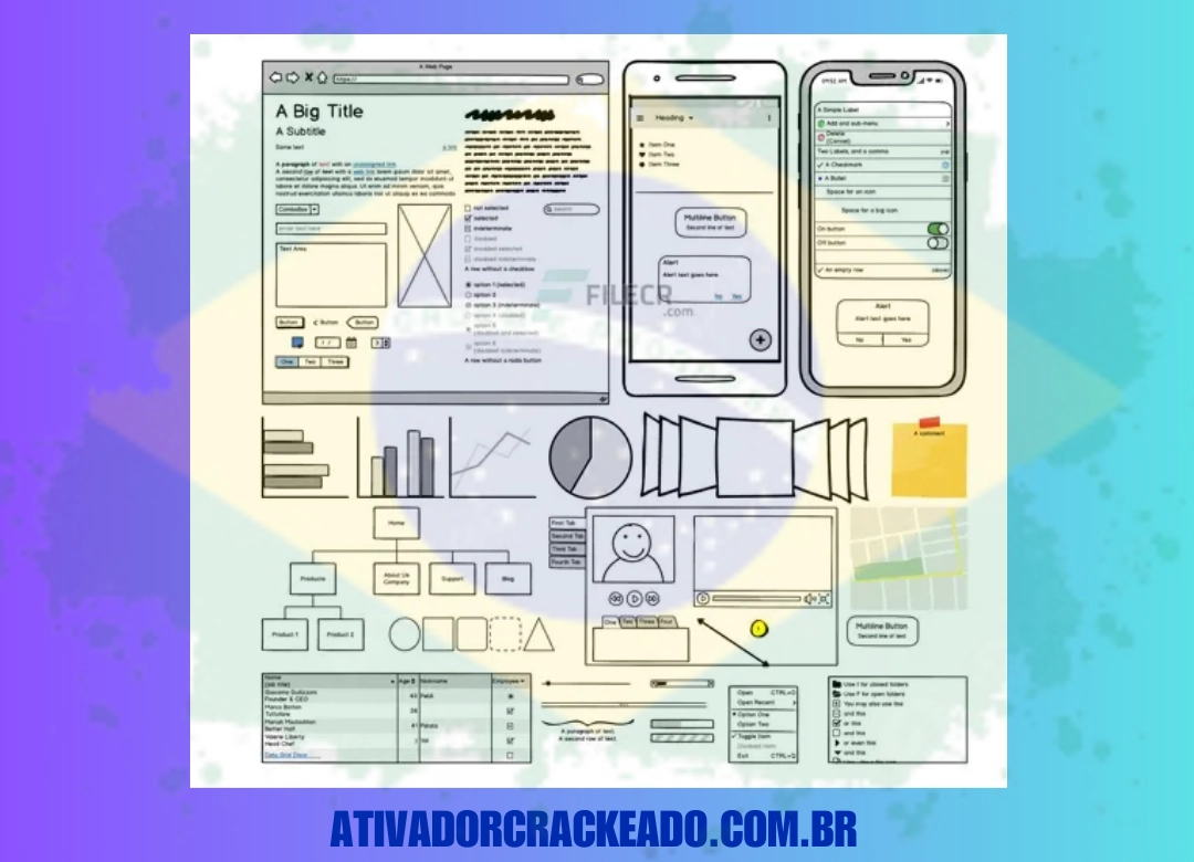 Vantagens do Balsamiq Wireframes Não Requer Ativação