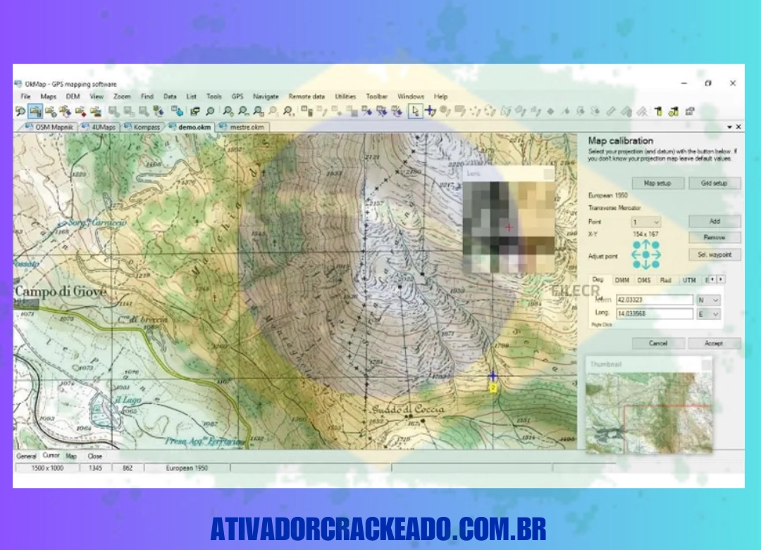 Vantagens do OkMap Desktop Não Requer Ativação