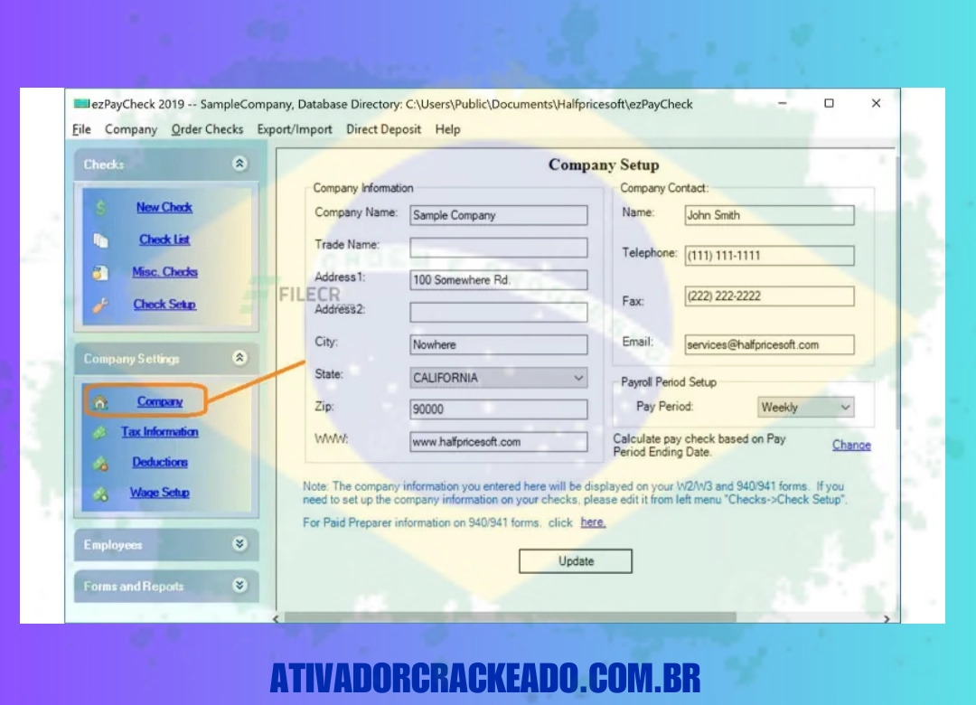 Vantagens do ezPaycheck Não Requer Ativação