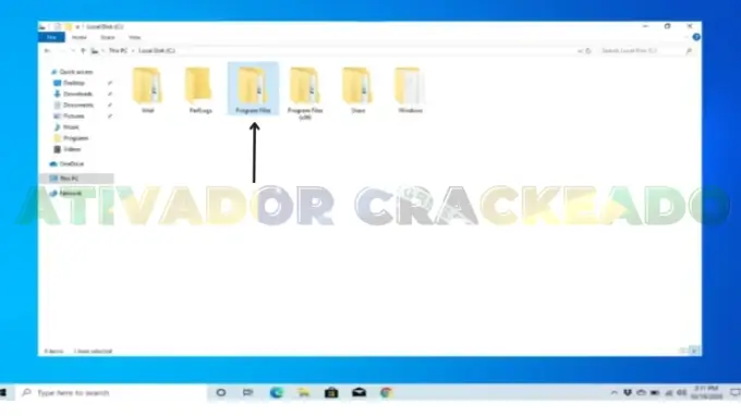 Após copiar o aplicativo, abra o arquivo do programa.