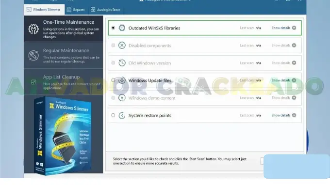 Auslogics Windows Slimmer Professional Versão Completa