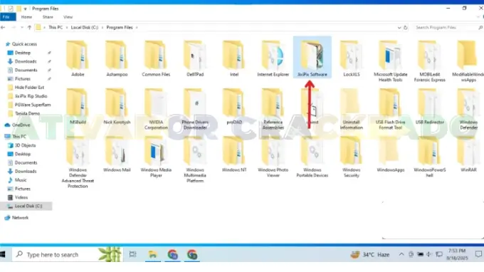 Copie o arquivo Rip Studio Keygen.exe para essa pasta. (1)