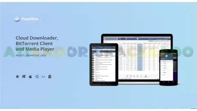FrostWire Completo Grátis Baixar PC 