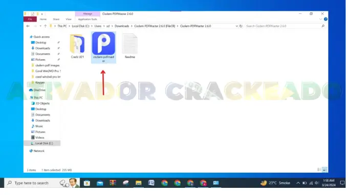 No diretório raiz, execute o arquivo setup.exe.