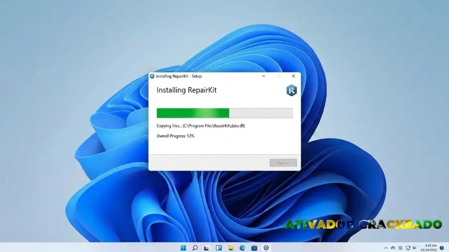 Instalar completamente: Clique em "Instalar" e dê um tempo para a instalação