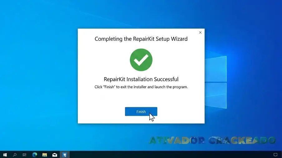 Iniciar o RepairKit: Clique duas vezes no ícone do RepairKit para