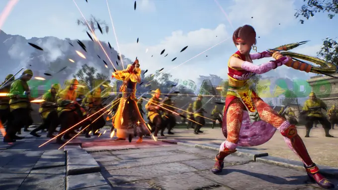 Combate contra centenas de inimigos em Dynasty Warriors 3 Remastered